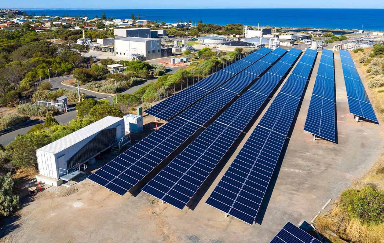 Solar grid connection for reducing energy costs