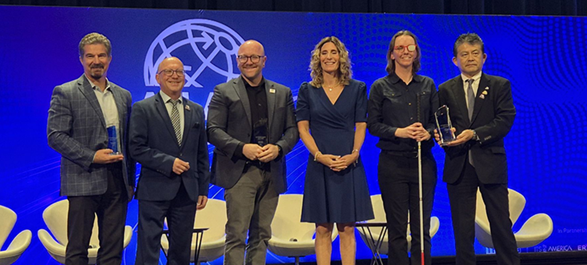ITS World Congress award winners onstage in Atlanta